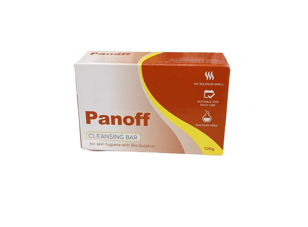 HOE Panoff Cleansing Bar 100g | Sulfur & Glycerin Soap for Fungal, Acne & Skin Hygiene