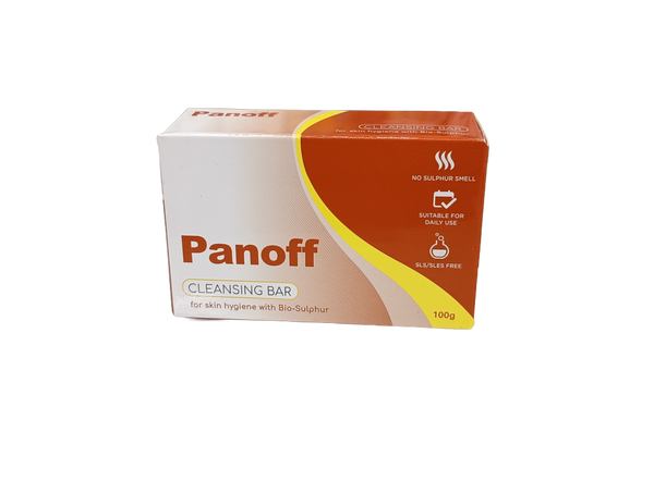 HOE Panoff Cleansing Bar 100g | Sulfur & Glycerin Soap for Fungal, Acne & Skin Hygiene
