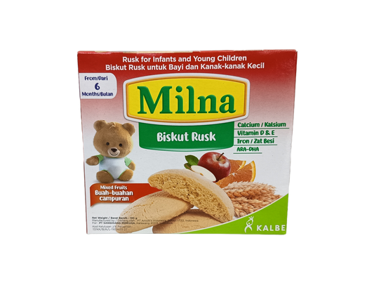 Milna Biscuit Rusk for Infants /  Young Children 130g - Mixed Fruits 🍓🍊🍎