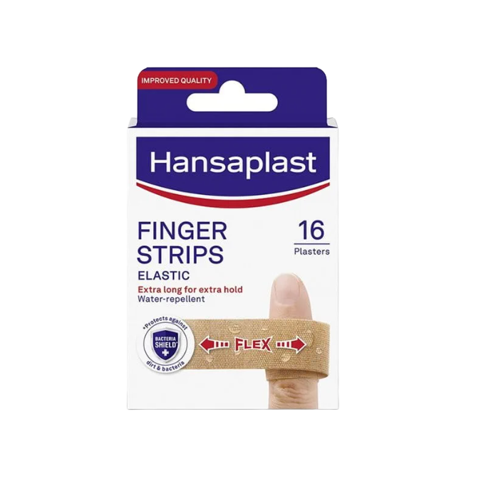 Hansaplast Elastic Finger Strips 16's
