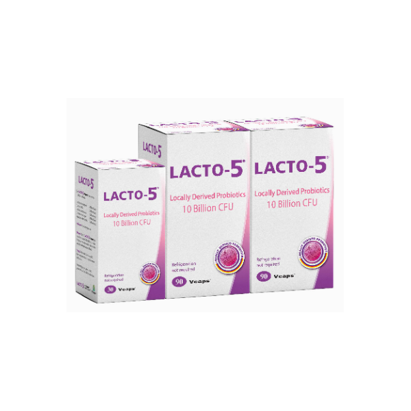 THC LACTO 5 CAPS 2X90'S FOC30