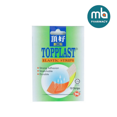 TOPPLAST ELASTIC PLASTER 10'S
