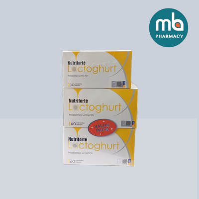 NUTRIFORTE LACTOGHURT 60'S X2 FREE 30'S