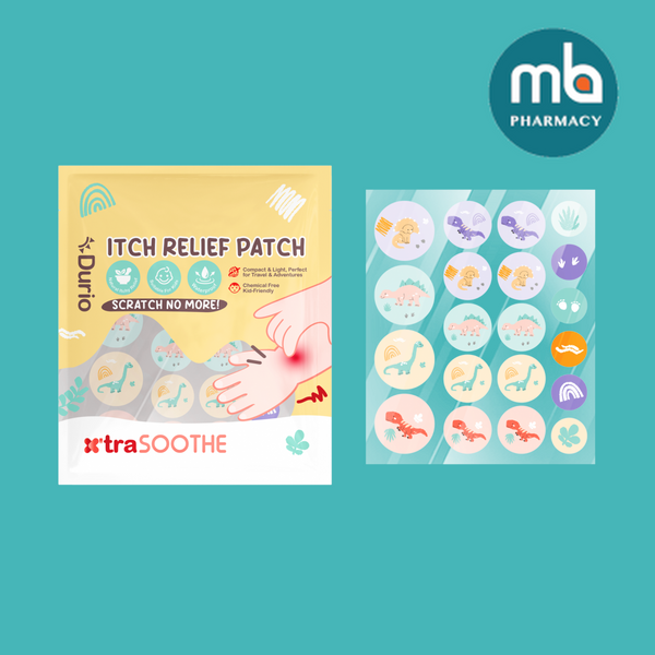 DURIO ITCH RELIEF PATCH ASSORTED SIZES 20'S