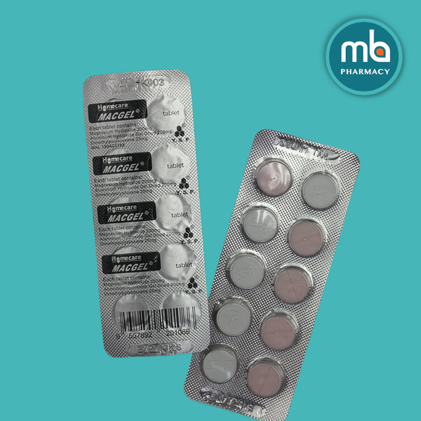 YSP Macgel Tablets 10's (1 strip)