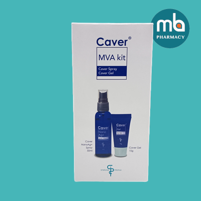 CAVER MVA KIT Advanced NanoAg+ Spray (50ml) & Healing Gel (10g)