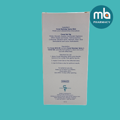 CAVER MVA KIT Advanced NanoAg+ Spray (50ml) & Healing Gel (10g)