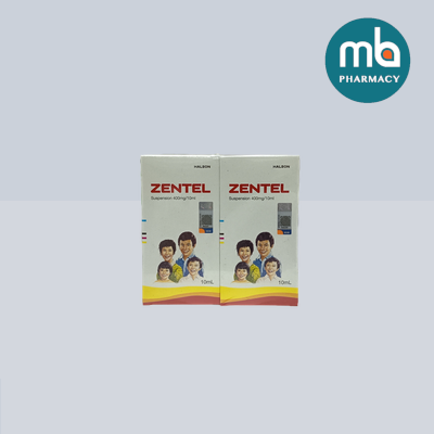 ZENTEL 400MG SUSPENSION 10ML X2