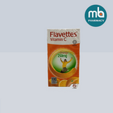 Flavettes Vitamin C 250mg Orange Chewable Tablets 100's