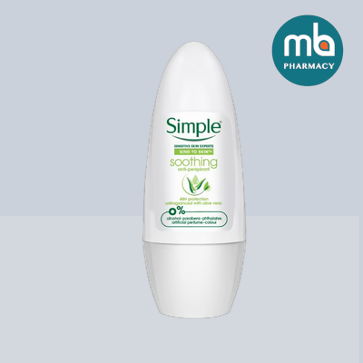 SIMPLE SOOTHING ROLL ON ANTI-PERSPIRANT DEODORANT 25ML