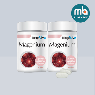 MEGALIVE MAGENIUM TABLETS 60'S X2