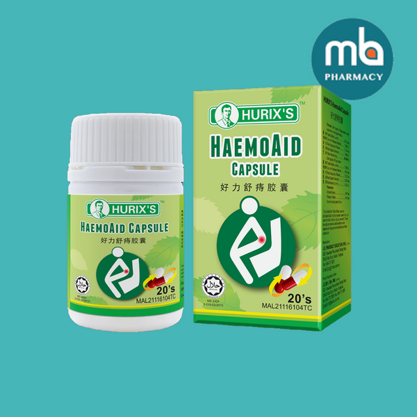 HURIX HAEMOAID CAPSULE 20'S
