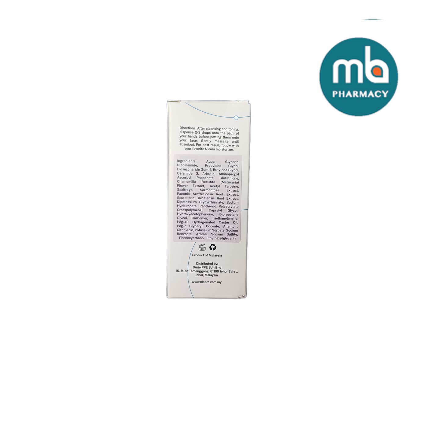 Nicera Niacinamide & Ceramide Serum 35ml