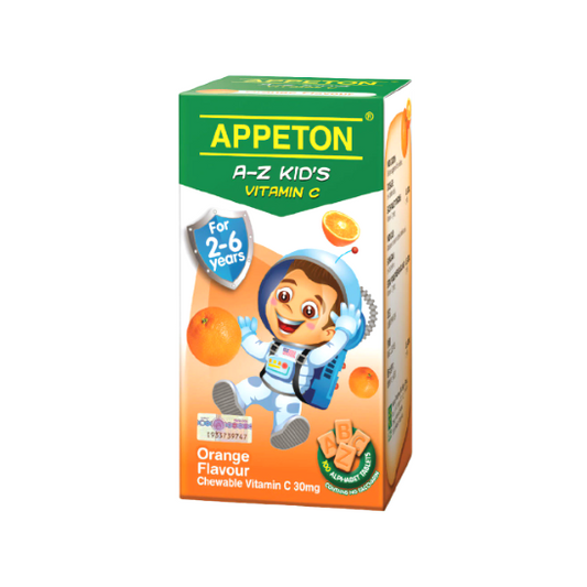 APPETON A-Z VITAMIN C 30MG TAB ORANGE 100'S