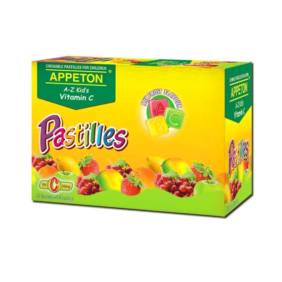 APPETON A-Z KIDS VIT C PASTILLES 5'S X20