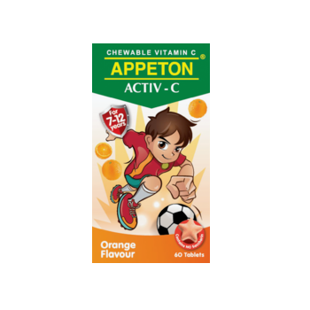 APPETON VITAMIN C ACTIV-C ORANGE 60'S