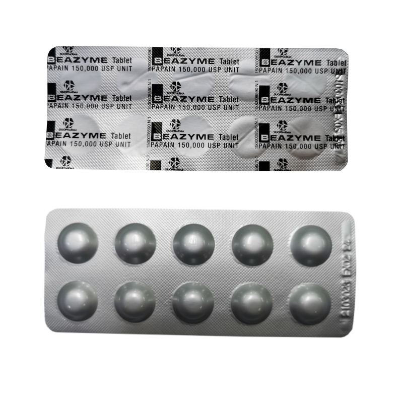 BEAZYME PAPAIN TABLET 10'S (1 Strip)
