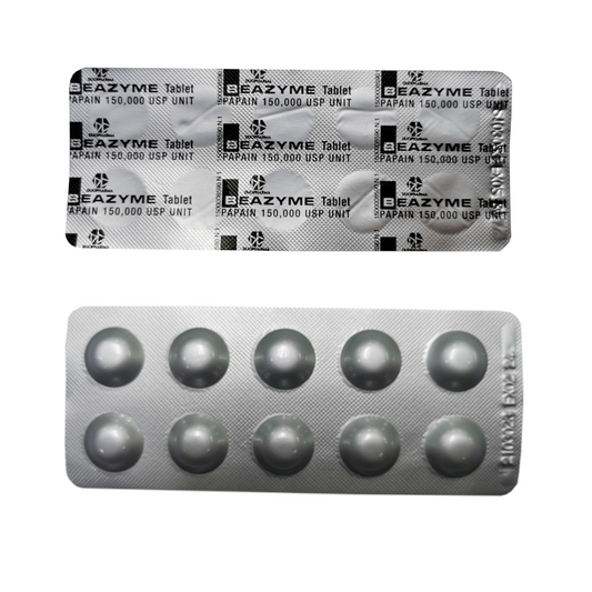 BEAZYME PAPAIN TABLET 10'S (1 Strip)