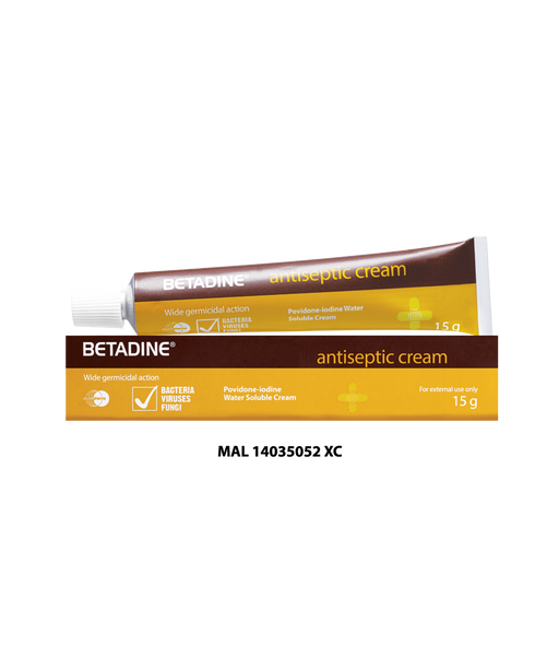BETADINE ANTISEPTIC CR 15G