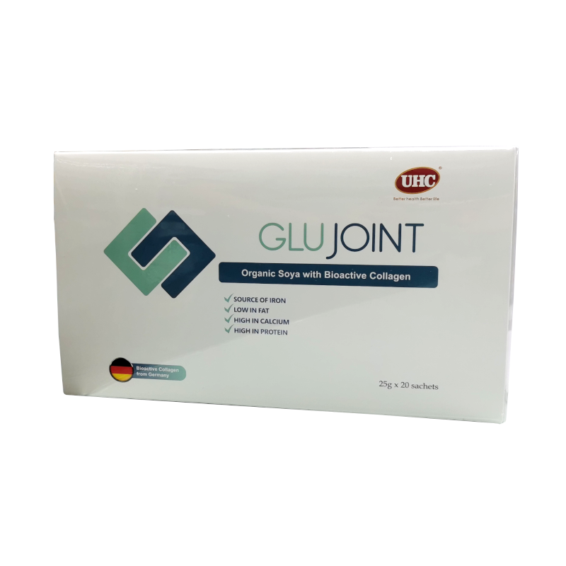 GLUJOINT ORGANIC SOYA WITH COLLAGEN SACHETS 25G X 20'S